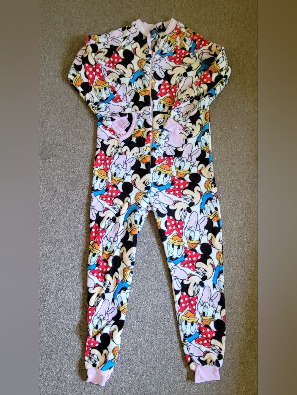 DISNEY Women's Size M Character Unionsuit Soft & Comfy Cozy Pajamas